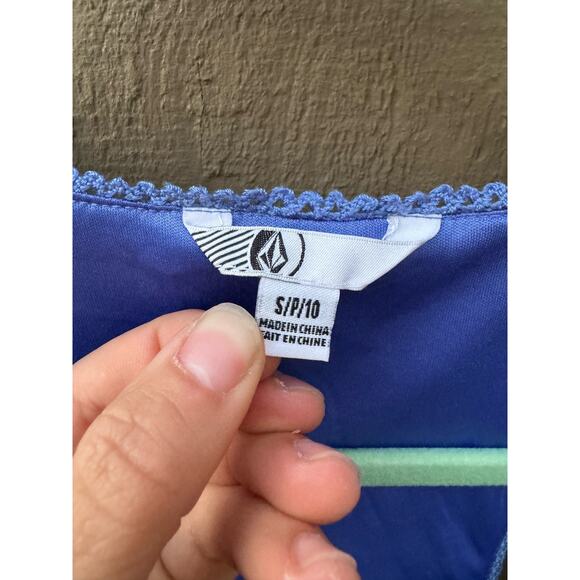 Periwinkle Blue Volcom Racerback Babydoll Dress, S - Picture 5 of 12